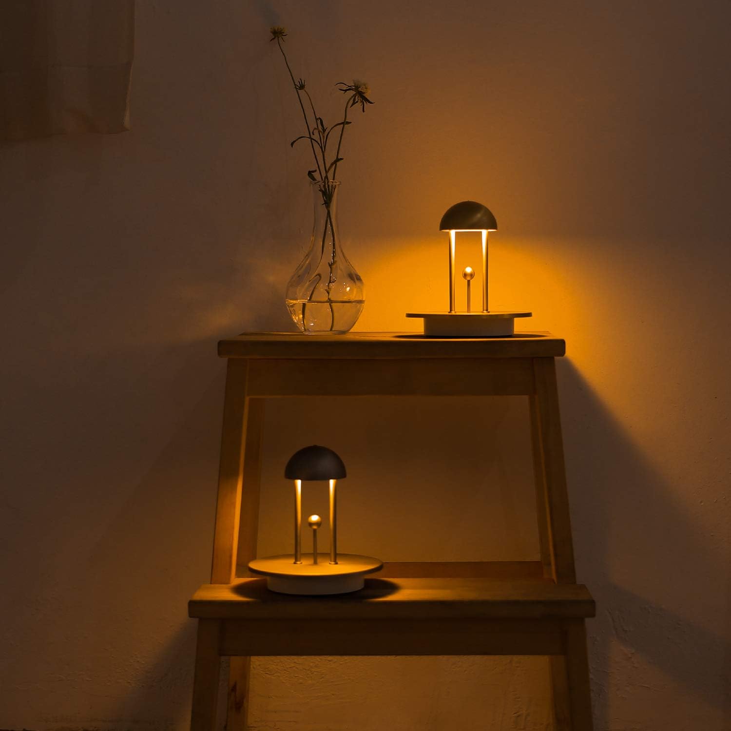 LuxaLite™ Modern Table Lamp Rechargeable | Table Lamp | Steel/ABS | 1W | Sleek Table Accent