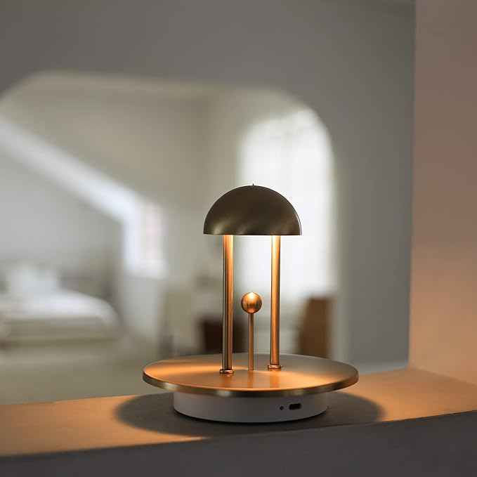 LuxaLite™ Modern Table Lamp Rechargeable | Table Lamp | Steel/ABS | 1W | Sleek Table Accent
