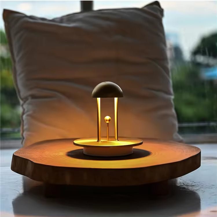 LuxaLite™ Modern Table Lamp Rechargeable | Table Lamp | Steel/ABS | 1W | Sleek Table Accent