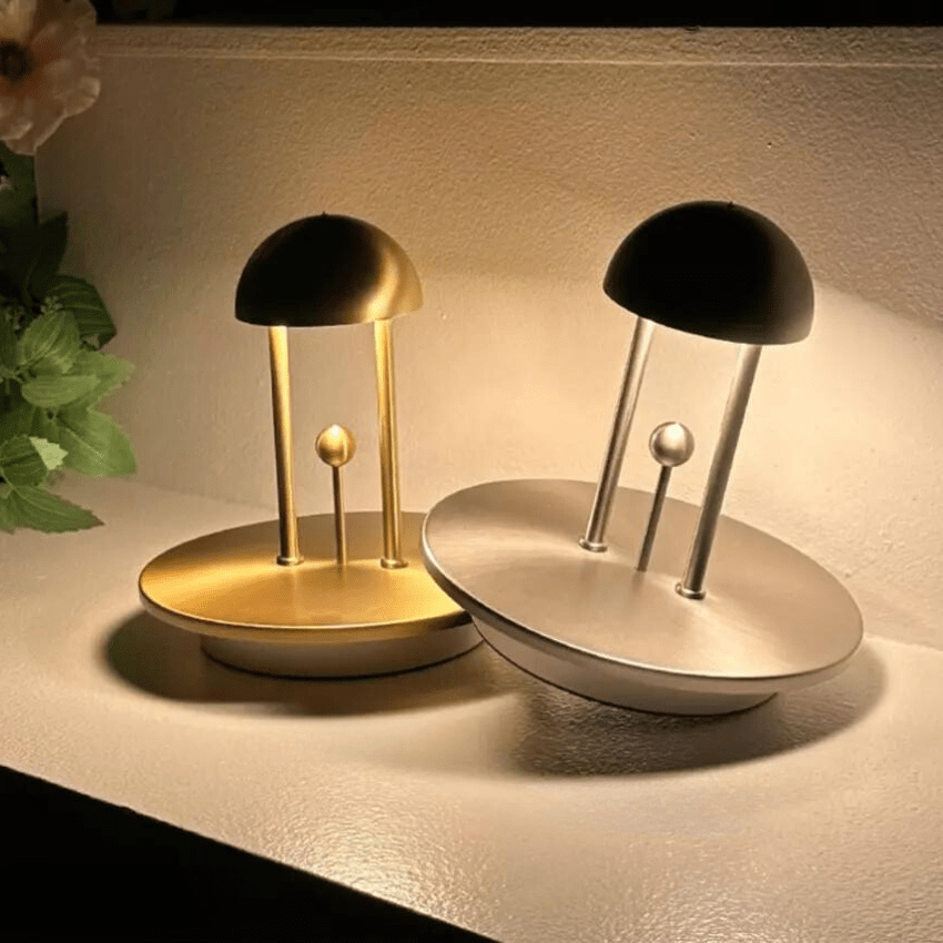 LuxaLite™ Modern Table Lamp Rechargeable | Table Lamp | Steel/ABS | 1W | Sleek Table Accent