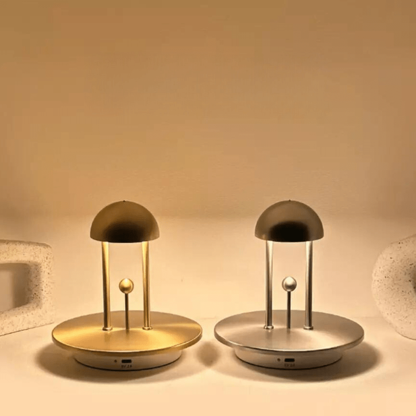 LuxaLite™ Modern Table Lamp Rechargeable | Table Lamp | Steel/ABS | 1W | Sleek Table Accent