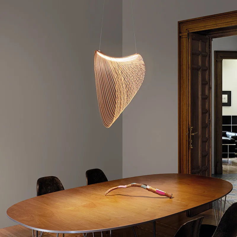 NordicElegance Scandinavian Hanging Lamps | Lighting | LED | glass/wood | 90-260V | Premium Lighting Solution