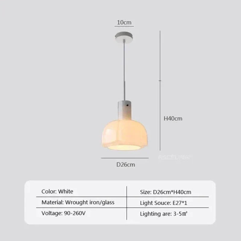 Medieval Elegance Transparent Hanging Lamp | Lighting | glass | 90-260V | Premium Lighting Solution