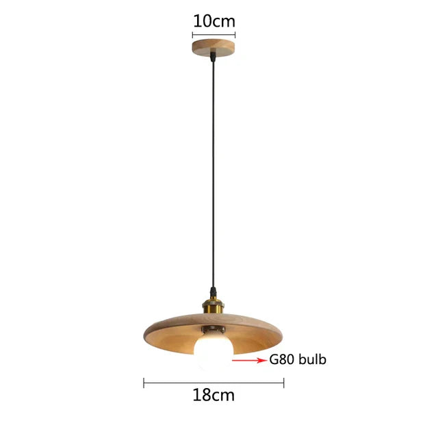 ScandiGlow Rustic Wooden Hanging Lamp | Lighting | wood | 265V | Premium Lighting Solution