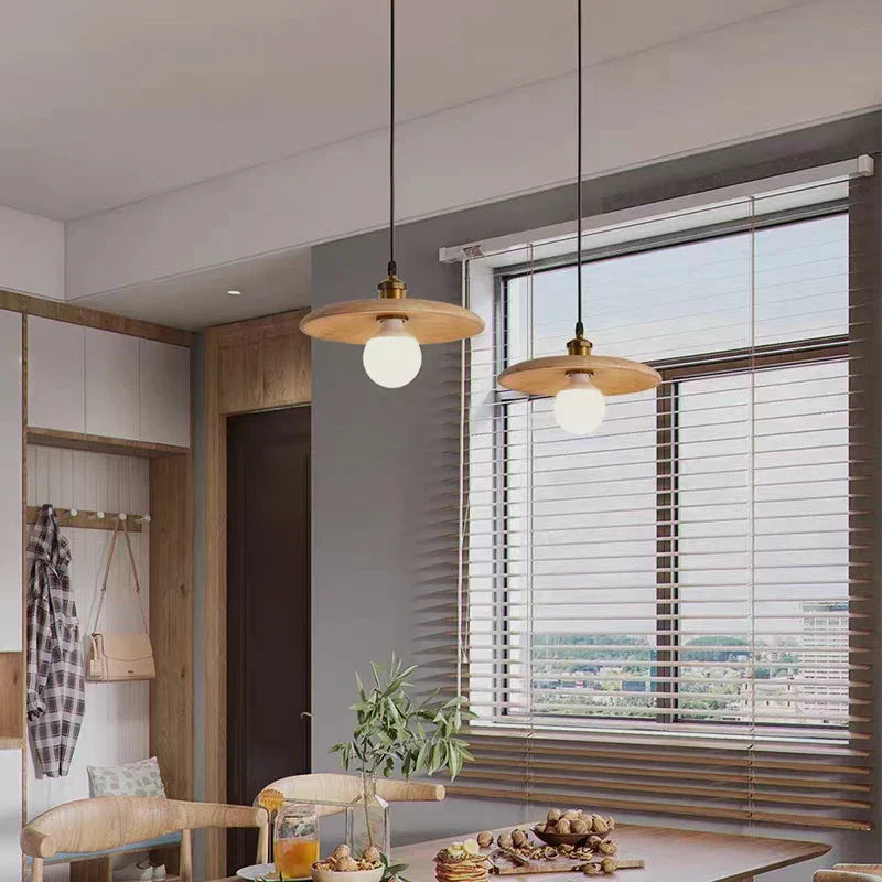 ScandiGlow Rustic Wooden Hanging Lamp | Lighting | wood | 265V | Premium Lighting Solution