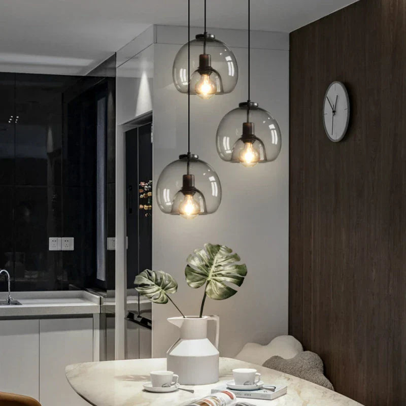 LuxeLicht Modern Elegant Glass Hanging | Lighting | glass | 90-260V | Premium Lighting Solution