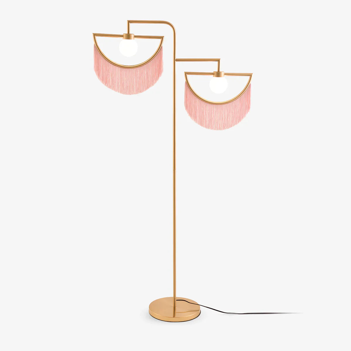Scandinavian floor lamp tassels | Floor Lamp | glass/metal | 240 v | Stylish Floor Lighting