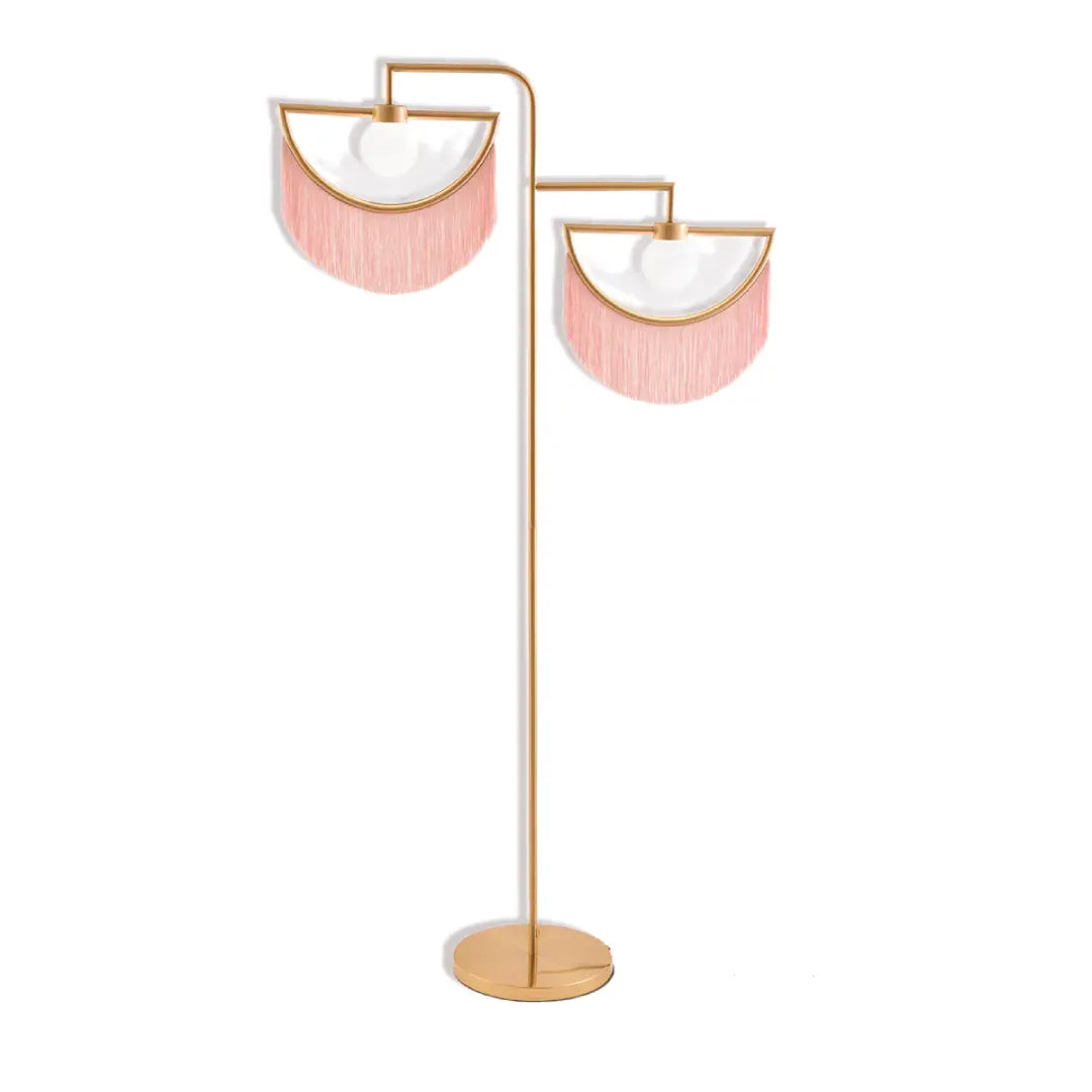 Scandinavian floor lamp tassels | Floor Lamp | glass/metal | 240 v | Stylish Floor Lighting