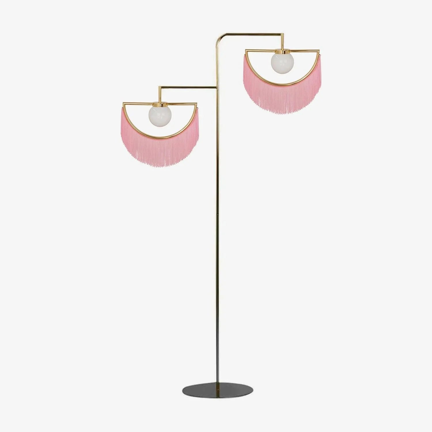 Scandinavian floor lamp tassels | Floor Lamp | glass/metal | 240 v | Stylish Floor Lighting