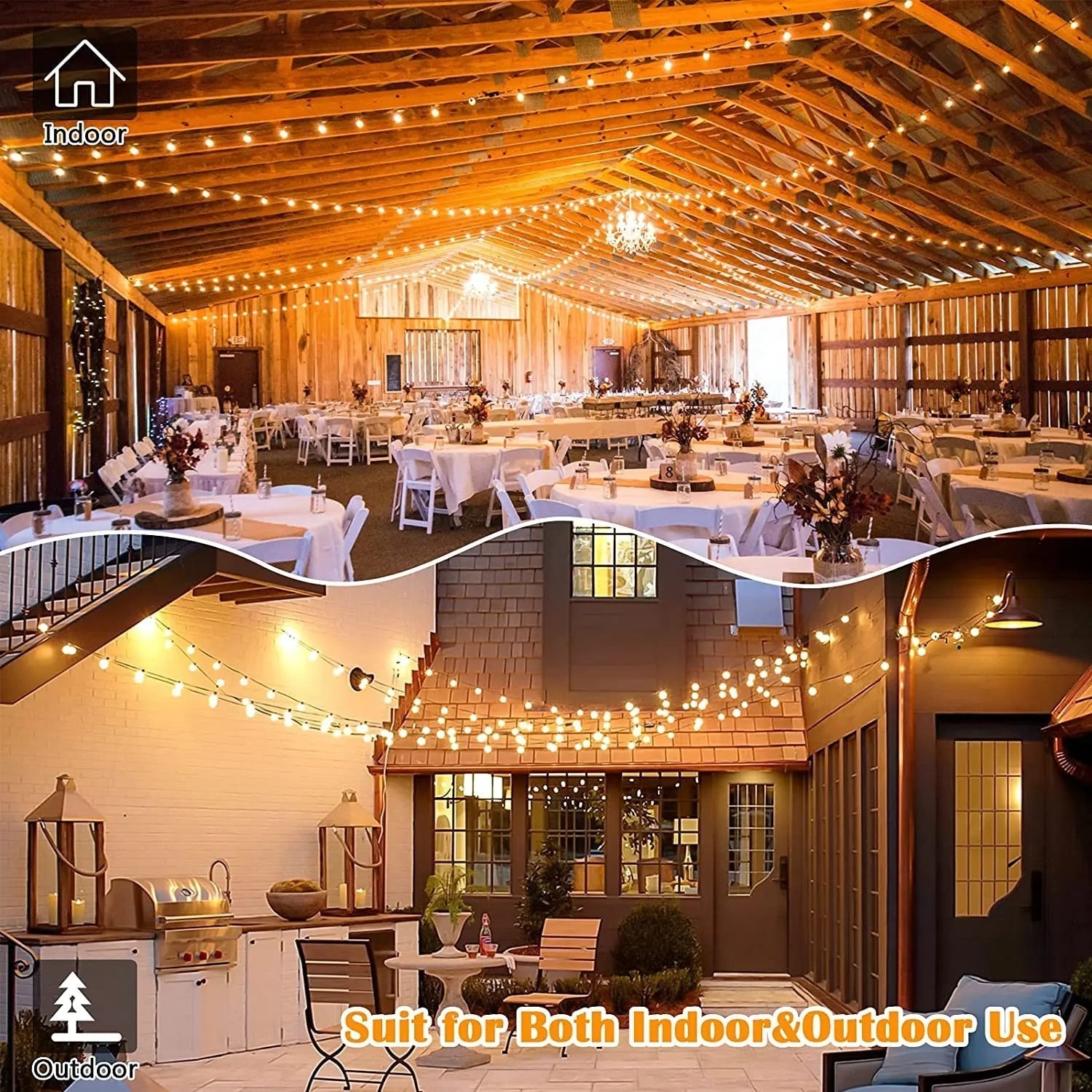 StarlightStrings Outdoor String Lights | Lighting | 220V | Premium Lighting Solution