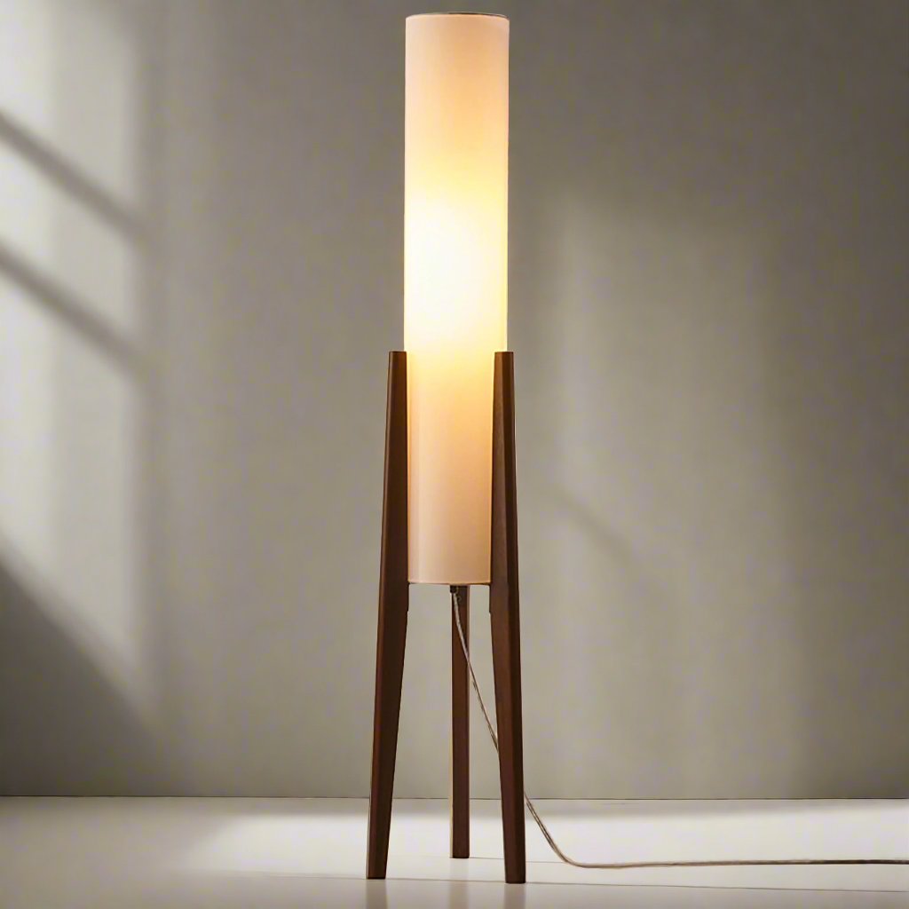 Walnut floor lamp Solid wood | Floor Lamp | LED | 12w | 111v/240v | Stylish Floor Lighting
