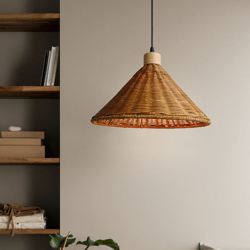 Rustic Wicker Hanging Lamp Kitchen | Lighting | 110V-120V | Premium Lighting Solution