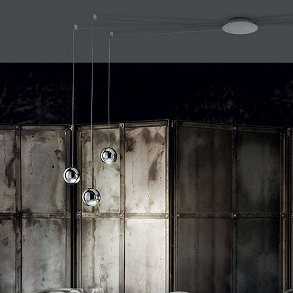 Mid-century Mirror Ball Hanging Lamp | Lighting | LED | brass/copper/metal | 40W | Premium Lighting Solution