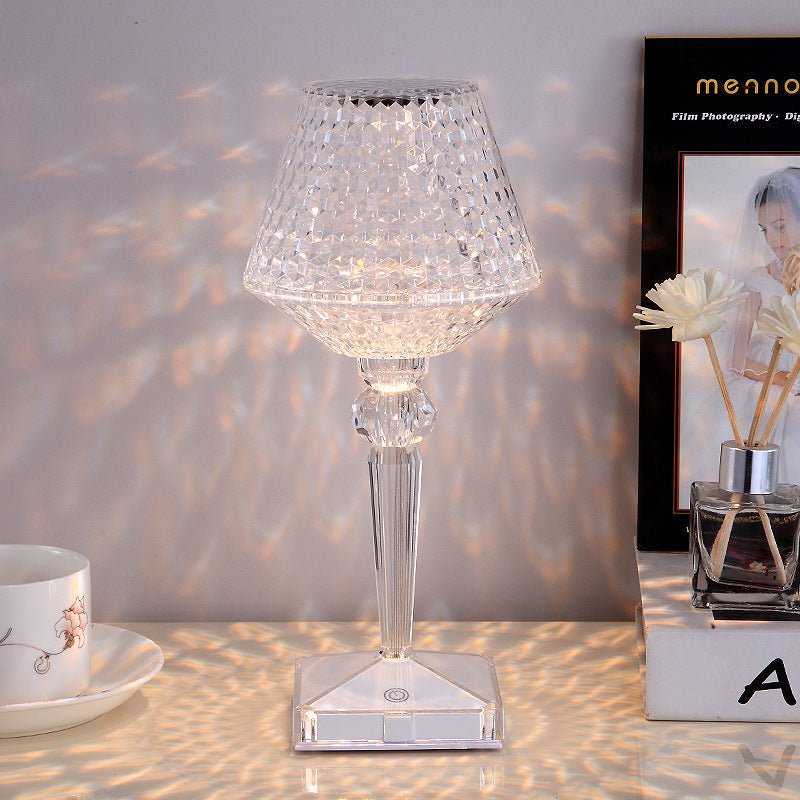 Kristallum Table Lamp Luxury Crystal | Table Lamp | LED | metal/Acrylic/crystal | Sleek Table Accent