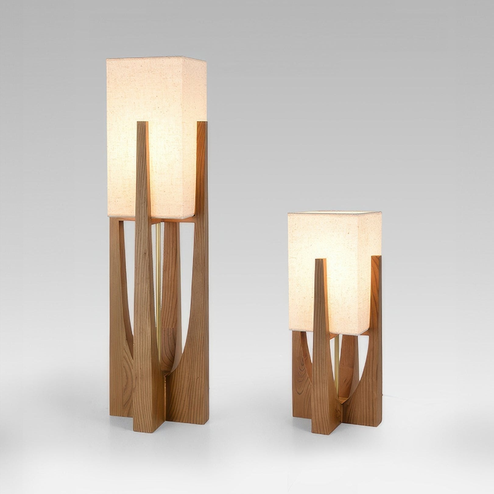 Japanese style walnut floor lamp | Floor Lamp | LED | cotton | 20w | 260v | Stylish Floor Lighting