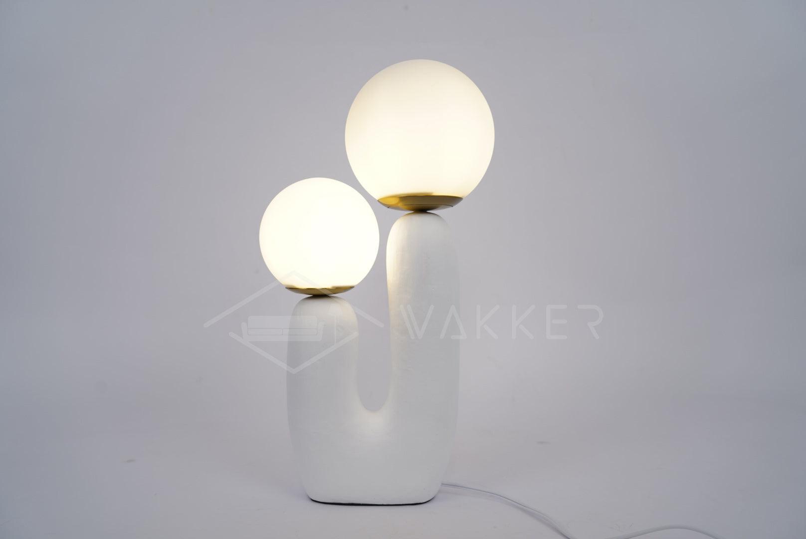 Modern Table Lamp Cactus Design | Table Lamp | LED | glass/Ceramic | 110-240V | Sleek Table Accent