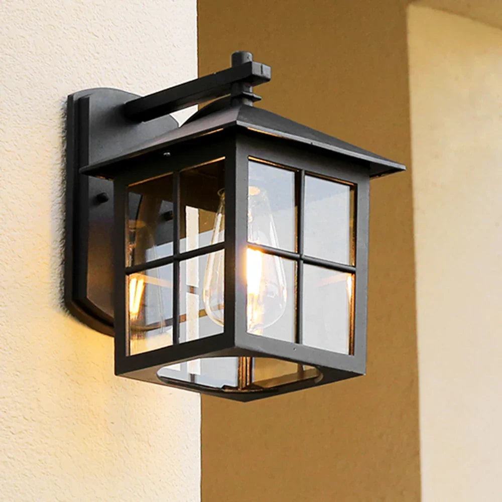 RetroLux Classic Wall Lamp | Wall Lamp | LED | glass/metal | 60W | Elegant Wall Illumination