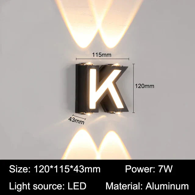 GlowLetters Outdoor lighting Letter | Lighting | LED | aluminum | 85-265V | Premium Lighting Solution