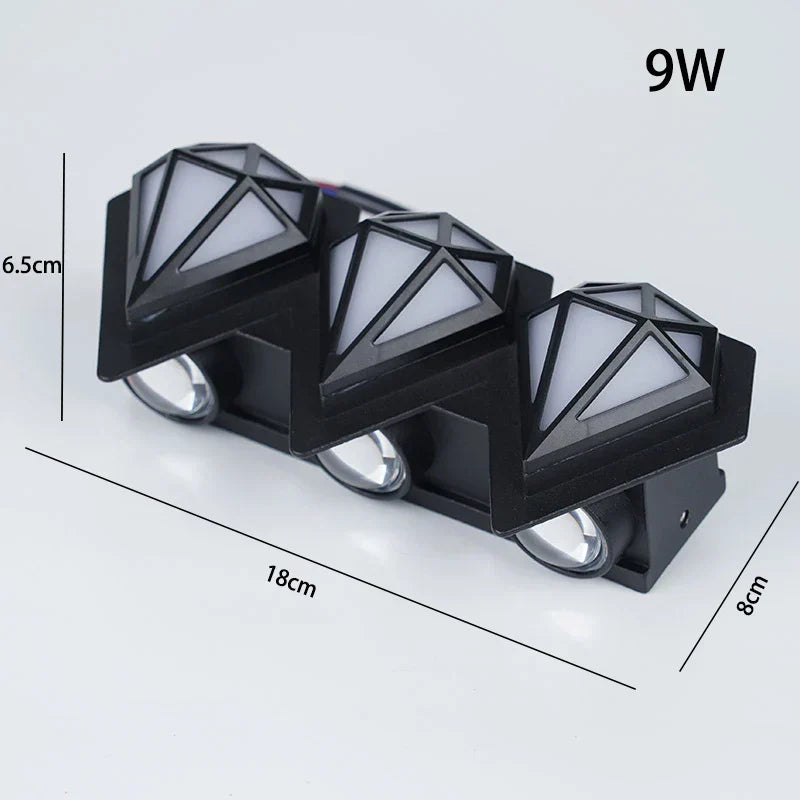 AquaGuard Waterproof Outdoor Wall Lamps | Wall Lamp | LED | aluminum | 85-265V | Elegant Wall Illumination