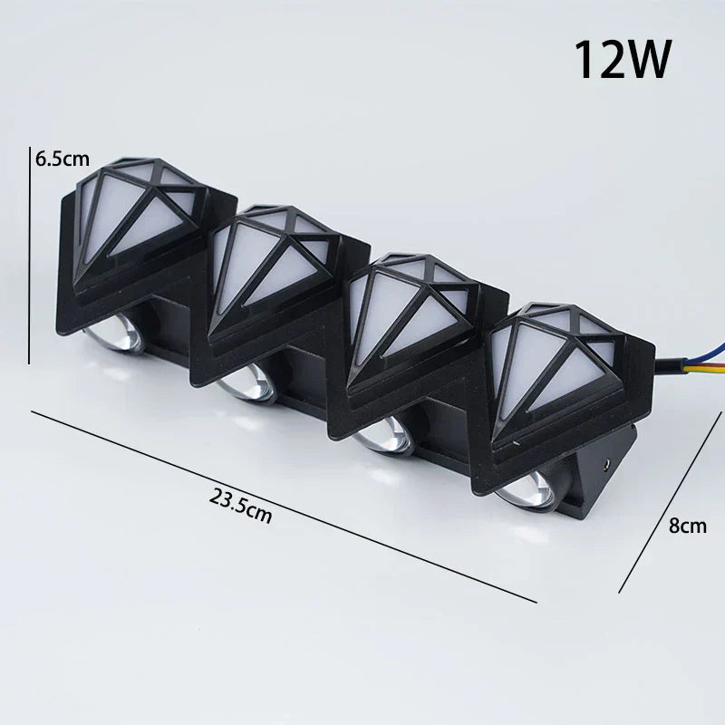 AquaGuard Waterproof Outdoor Wall Lamps | Wall Lamp | LED | aluminum | 85-265V | Elegant Wall Illumination