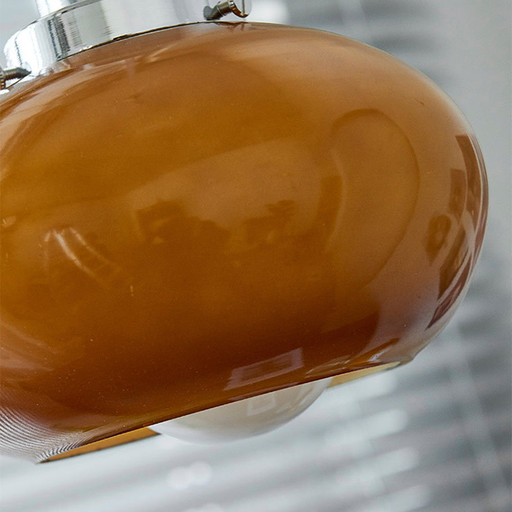 Bauhaus Medieval Yellow Glass Hanging | Lighting | LED | glass/metal | 11-15W | 110V-120V | Premium Lighting Solution