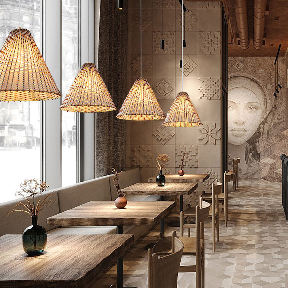 Boho Handmade Woven Wicker Hanging | Lighting | wood | Premium Lighting Solution