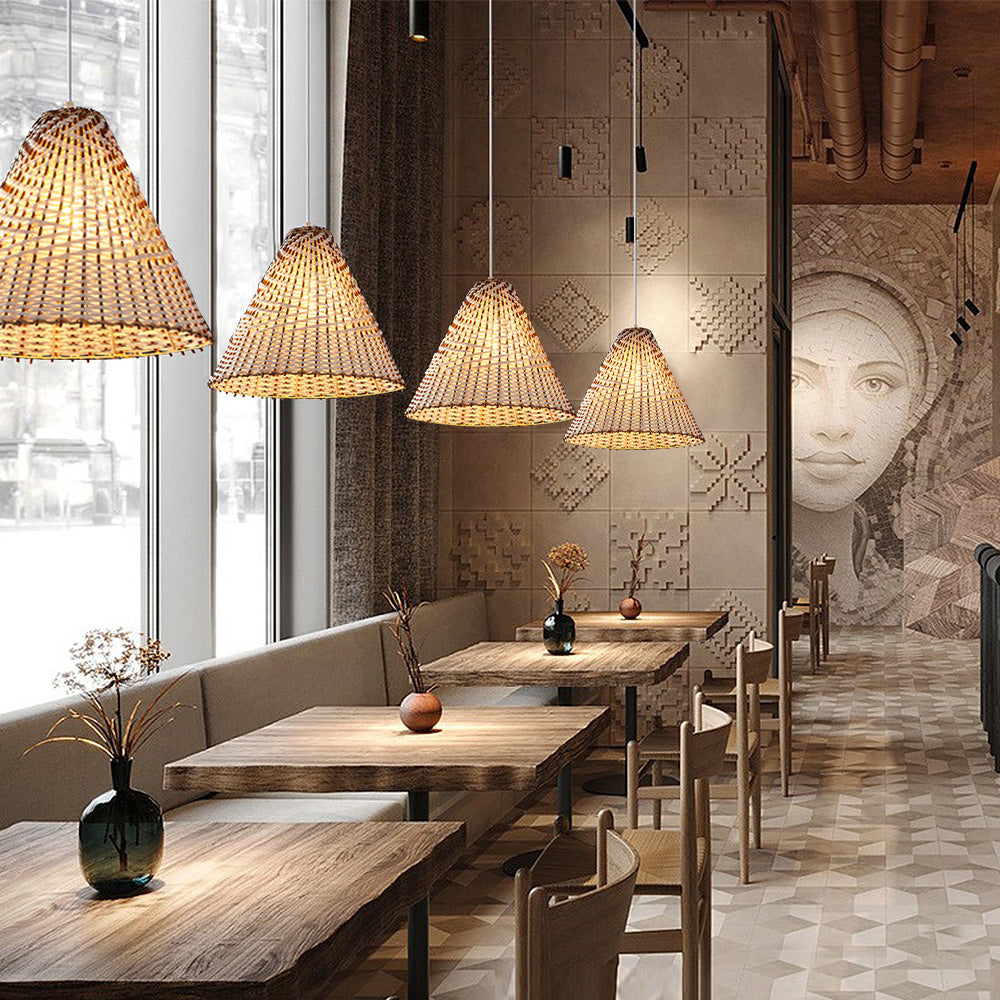 Boho Handmade Woven Wicker Hanging | Lighting | wood | Premium Lighting Solution