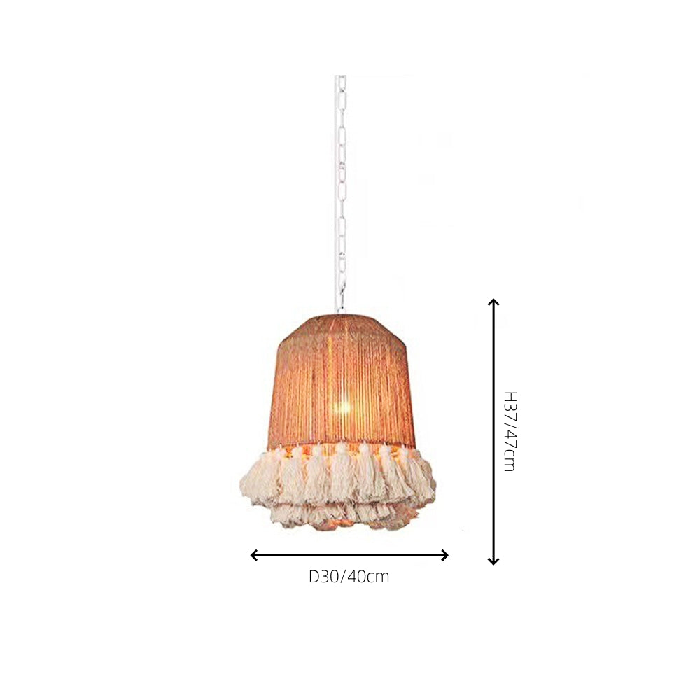Boho Handmade Rope Round Hanging | Lighting | 110V-120V | Premium Lighting Solution