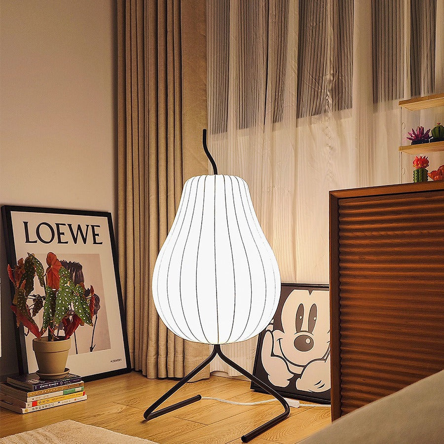 Pear floor lamp | Floor Lamp | metal/silk | 20v/240v | Stylish Floor Lighting