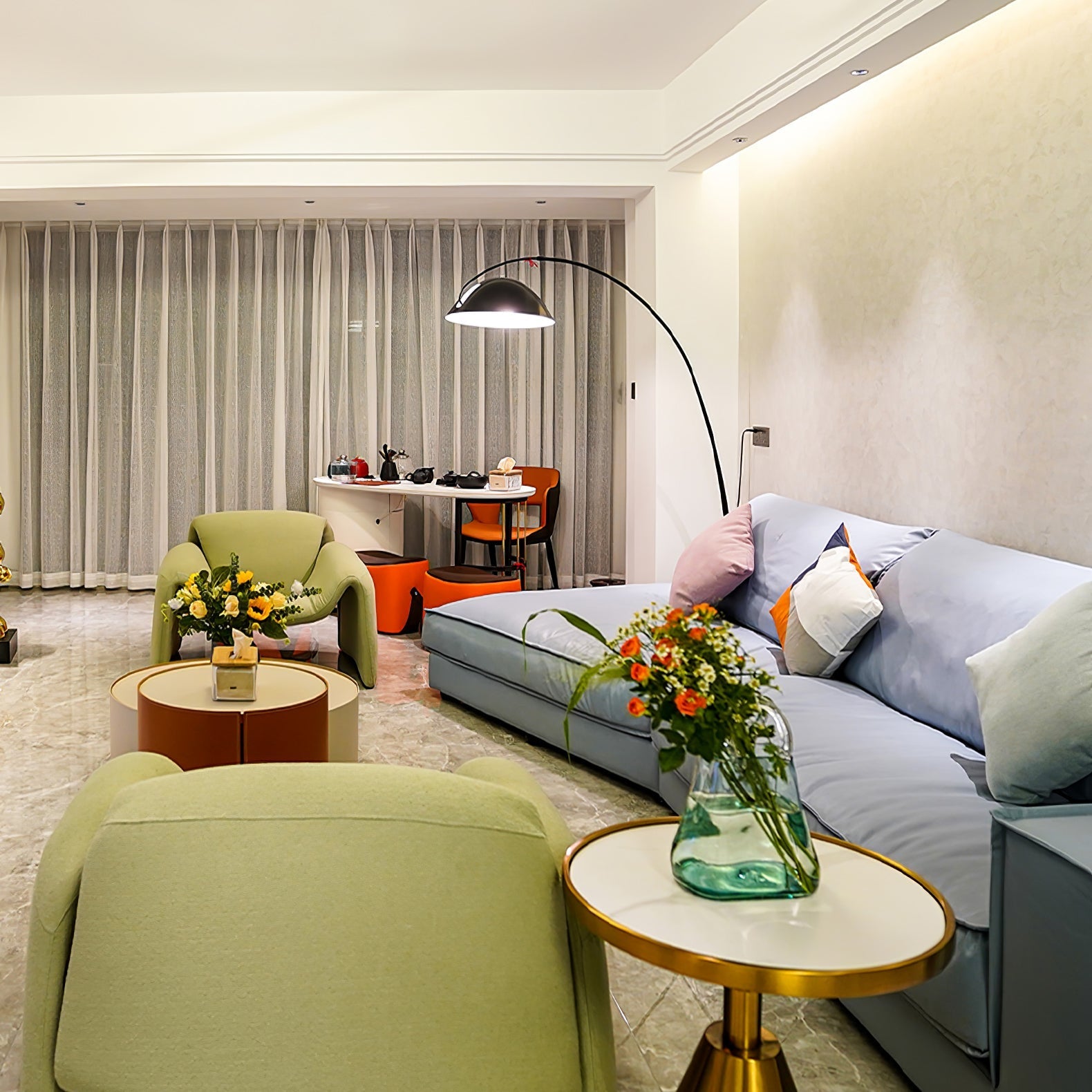 Fresh Arch Floor Lamp | Floor Lamp | LED | metal | 240v | Stylish Floor Lighting