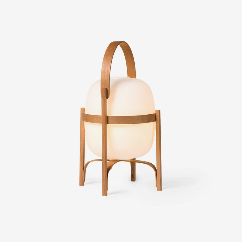 Portable Table Lamp Glass | Table Lamp | LED | Wood/glass | 110-240V | Sleek Table Accent