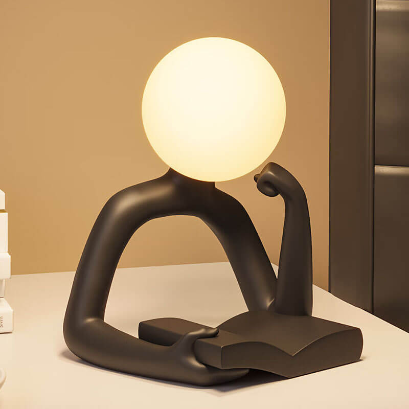 Reader Desk Lamp Ornament Elegant | Table Lamp | Warm White | Resin/plastic | 5W | Sleek Table Accent