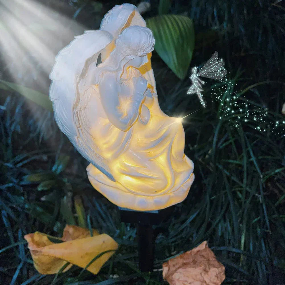 Luminaar Heavenly Resin Angel Solar | Lighting | LED | resin | Premium Lighting Solution