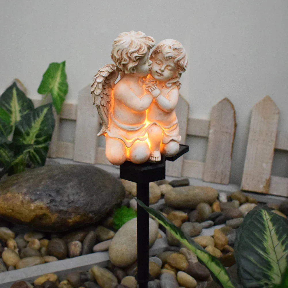 Luminaar Heavenly Resin Angel Solar | Lighting | LED | resin | Premium Lighting Solution