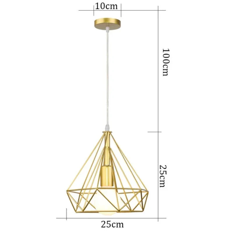 RetroLux Hanging Lamp Industrial | Lighting | LED | metal | 110-240V | Premium Lighting Solution