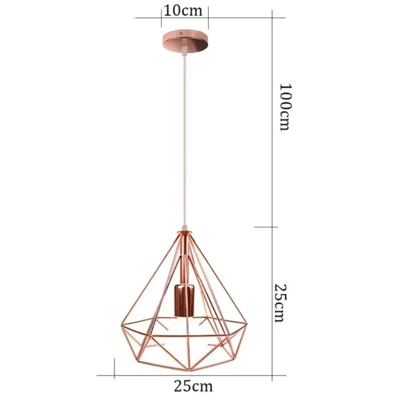 RetroLux Hanging Lamp Industrial | Lighting | LED | metal | 110-240V | Premium Lighting Solution