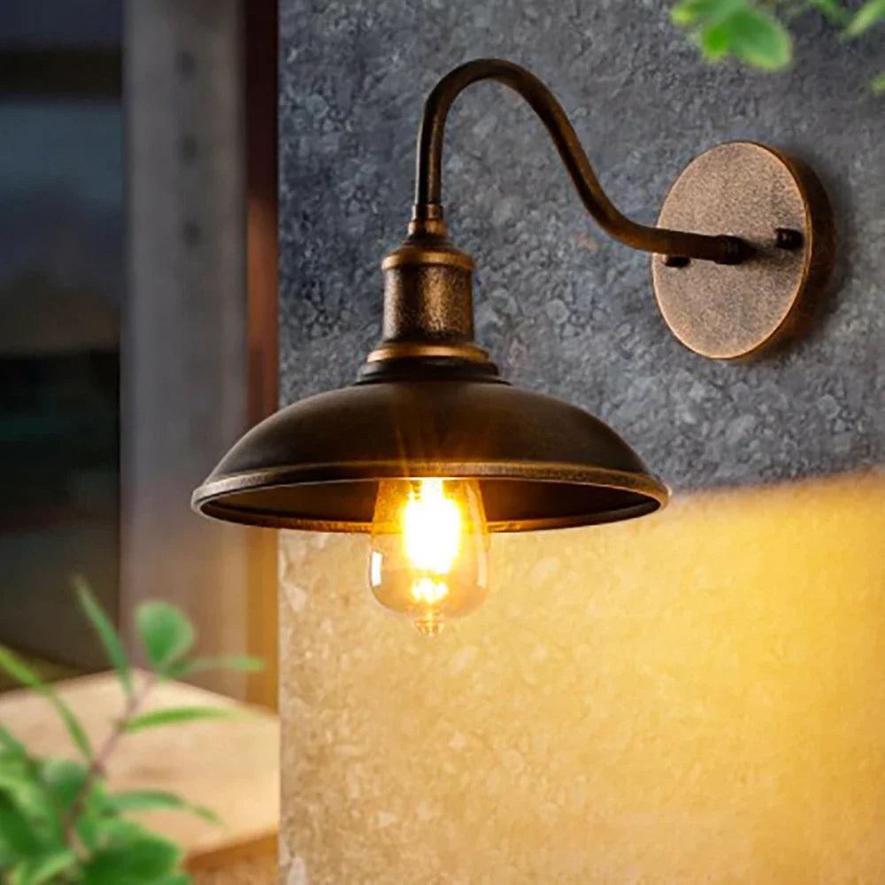 Luminoir Classic Water-resistant Vintage Wall | Wall Lamp | metal | 9W | 90-260V | Elegant Wall Illumination