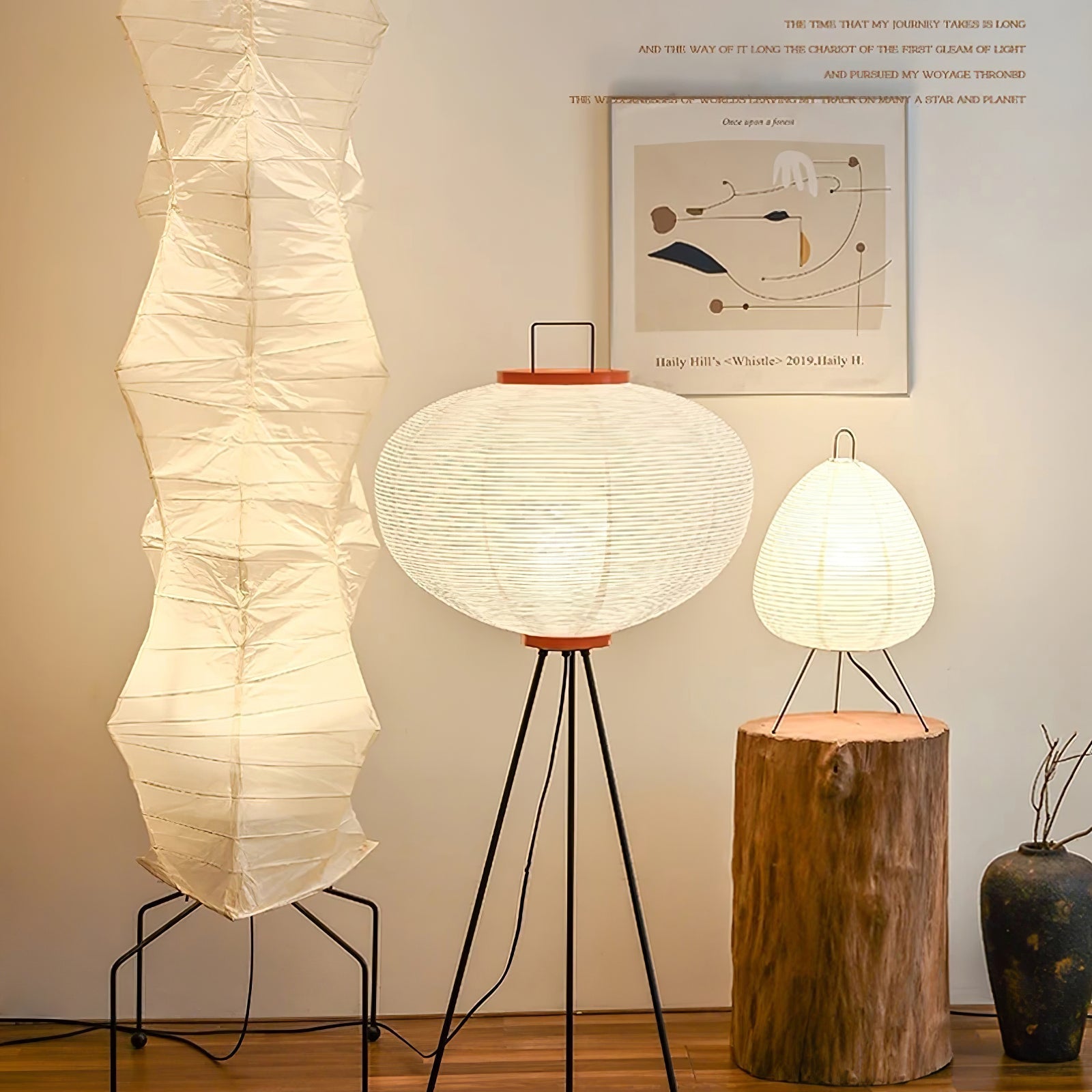 Rice paper floor lamp | Floor Lamp | LED | metal | 240v | Stylish Floor Lighting