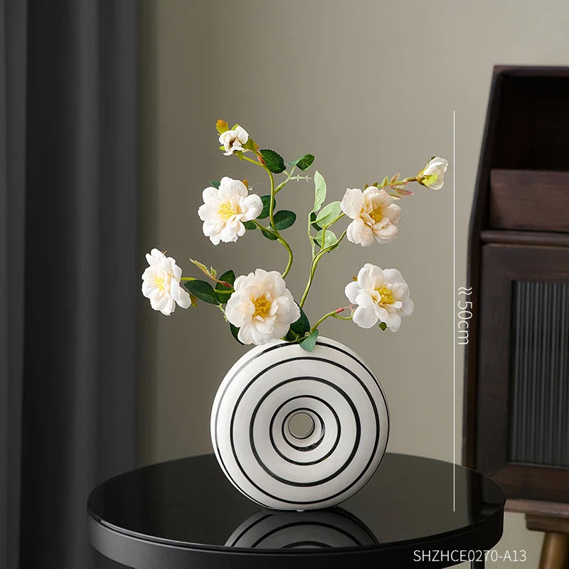 Vase Swirl | Decorative Item | Elegant Home Decor