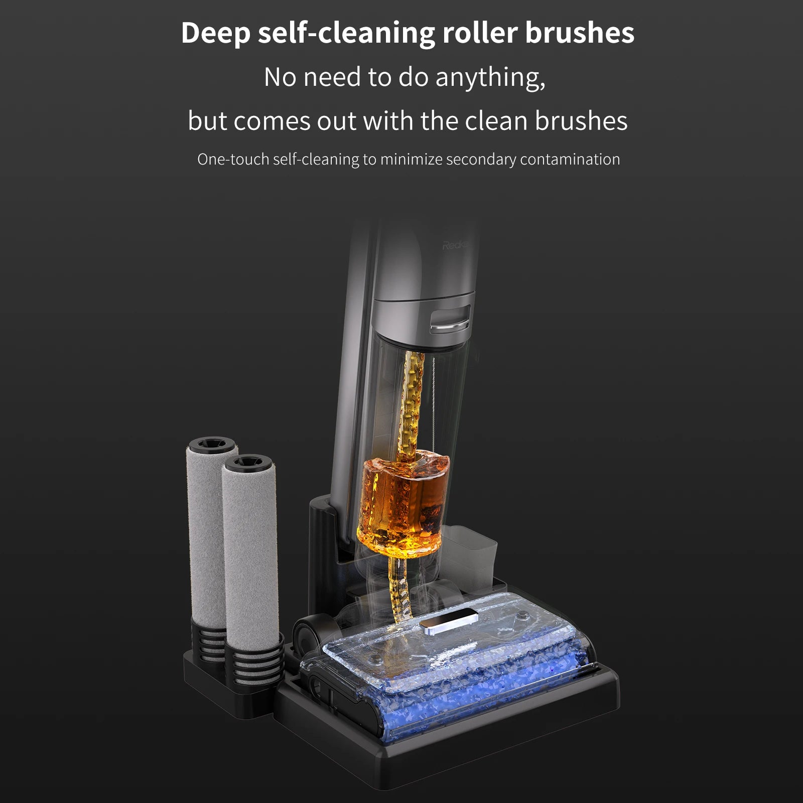 Redkey-W13 Wireless Wet and Dry Vacuum | Cleaning Tool | 500W | 220V | Functional Home Appliance