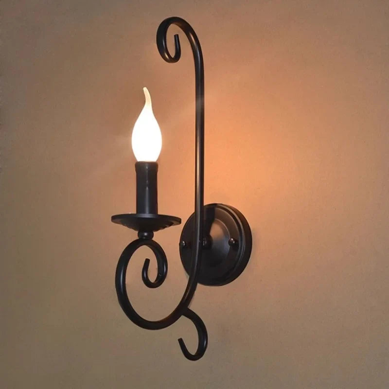 VintageGlow Industrial Wall Lamp Long | Wall Lamp | iron/metal | 110V - 240V | Elegant Wall Illumination