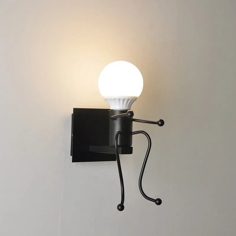 RobotLight Modern Sconce Children's Rooms | Wall Lamp | Led | metal | 85V - 265V | Elegant Wall Illumination