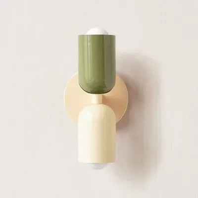 Stylish Two-Tone Wall Lamp Wall | Wall Lamp | Led | iron/metal | 90V - 260V | Elegant Wall Illumination