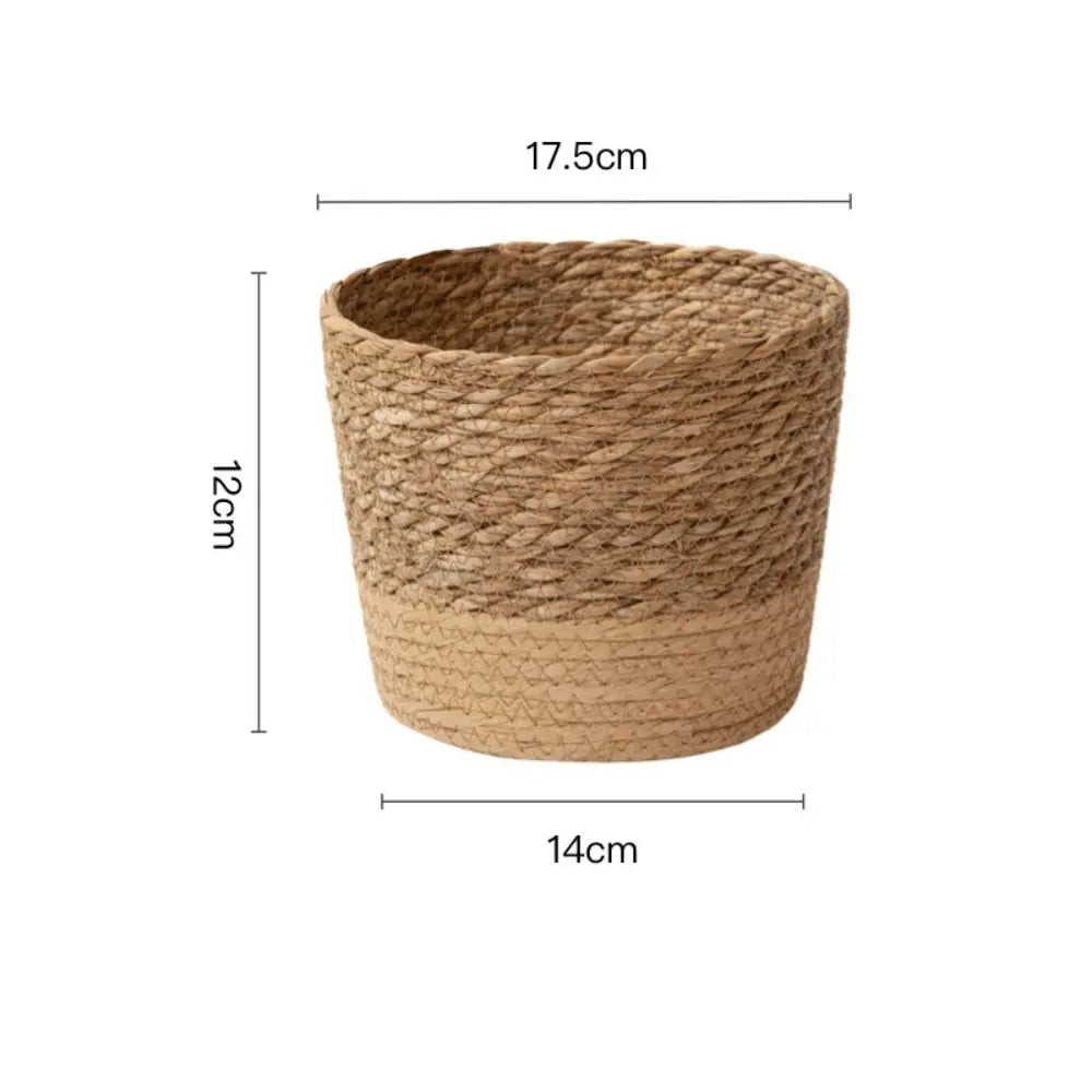 Straw Weaving Flower Plant Pot Wicker | Decorative Item | straw | Elegant Home Decor