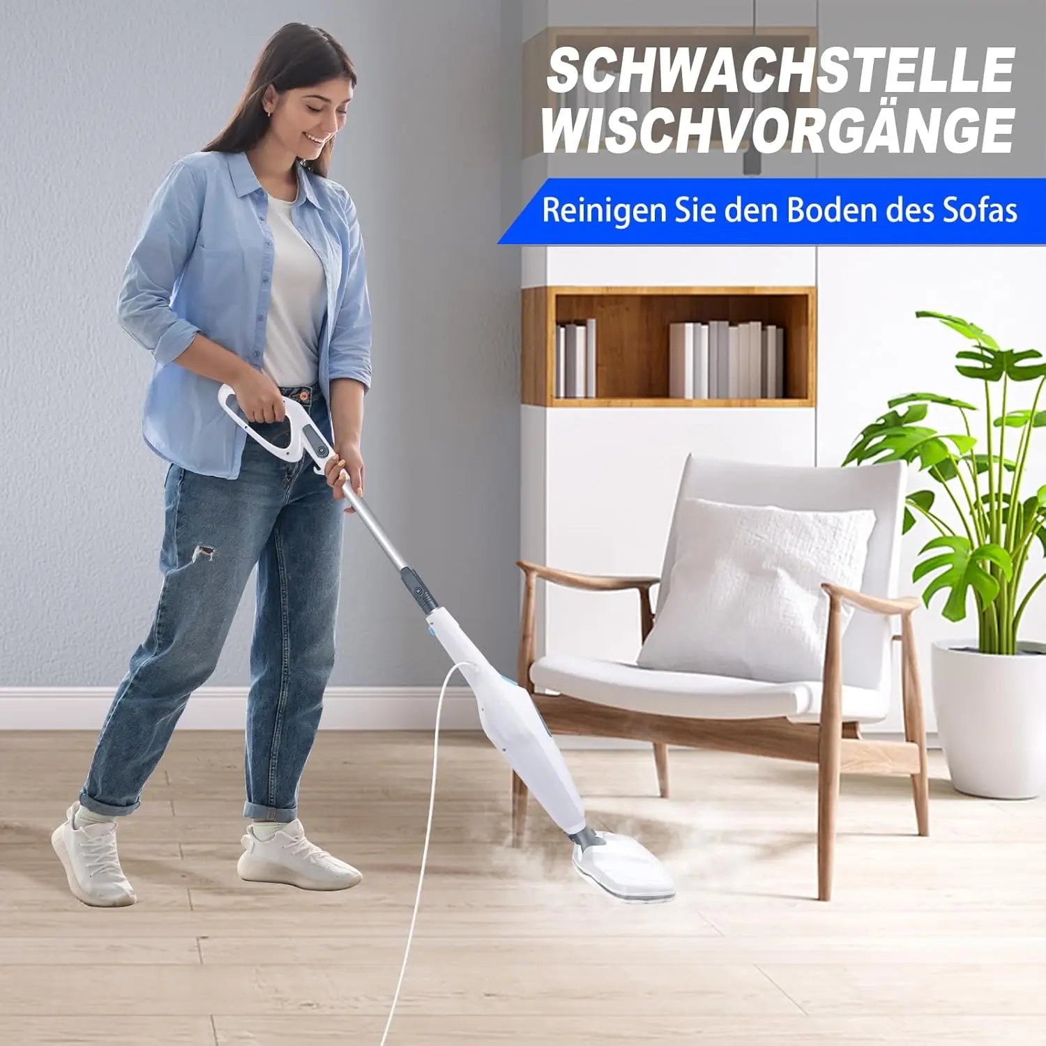Hot Steam Cleaner 1500 Steam Mop | Cleaning Tool | 1400W | Functional Home Appliance
