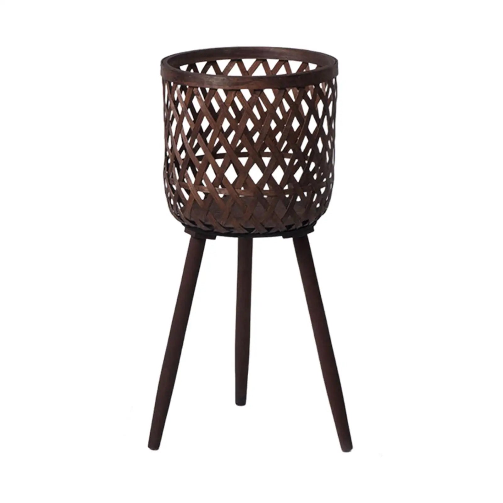Split Rattan Basket Floor Planter for | Decorative Item | straw | Elegant Home Decor