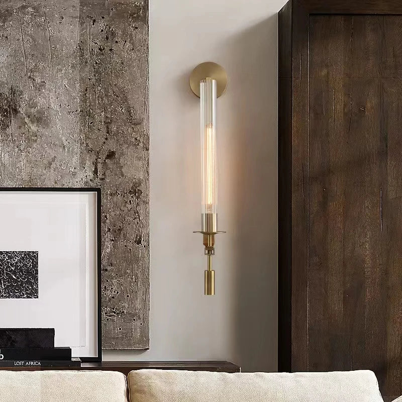 NordicRetro Gold Wall Lamp | Wall Lamp | glass/iron | 85V - 265V | Elegant Wall Illumination
