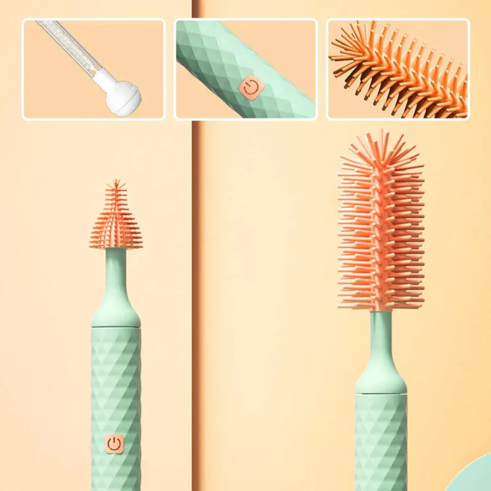RotaBrush Electric rotating silicone bottle cleaner for | Brush | silicone | Functional Home Appliance
