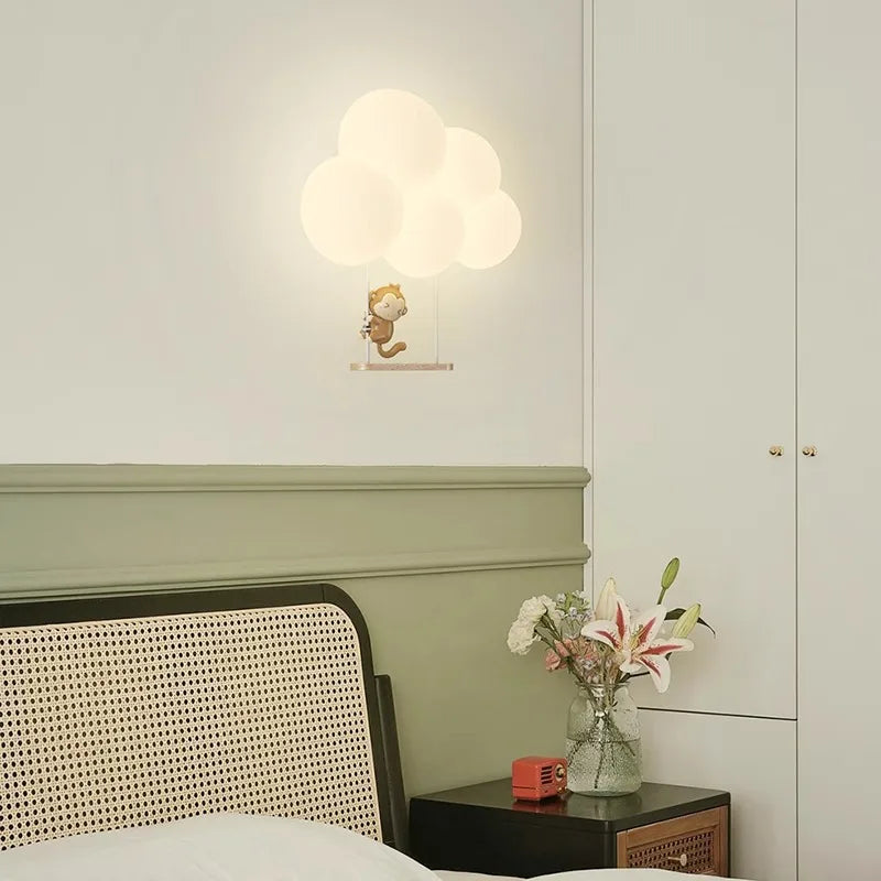 CloudLight Wall Lamp Children's Room | Wall Lamp | Led | iron | 240V | Elegant Wall Illumination