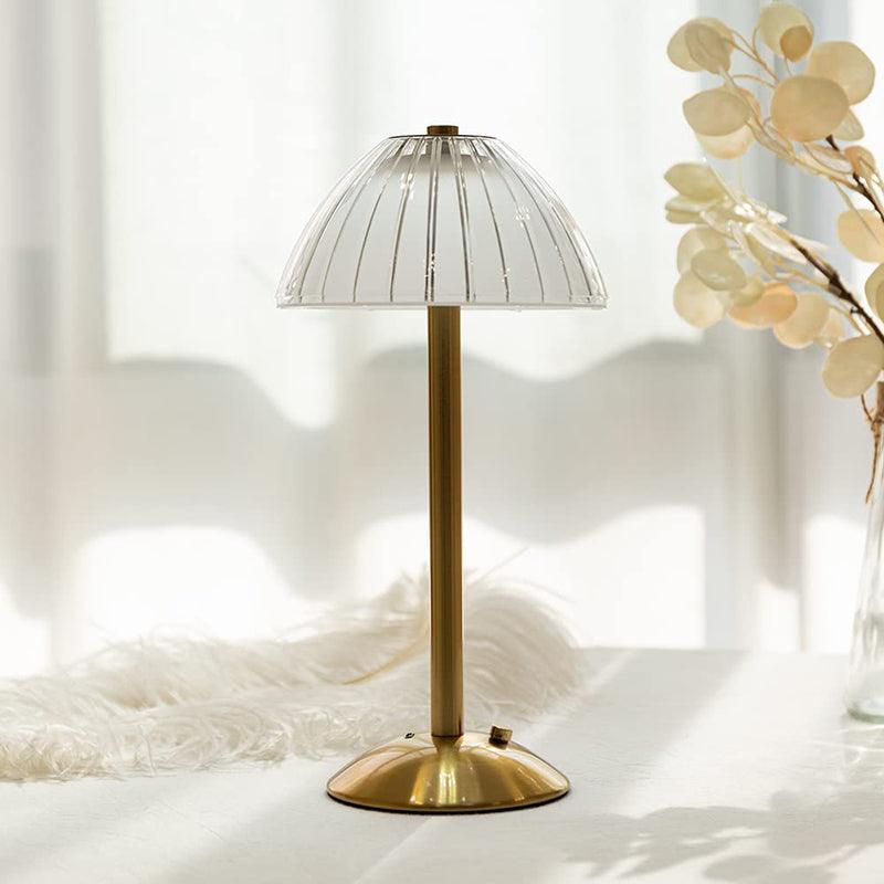AuraGlow Table Lamp Rechargeable Lamp | Table Lamp | LED | Metal | Sleek Table Accent